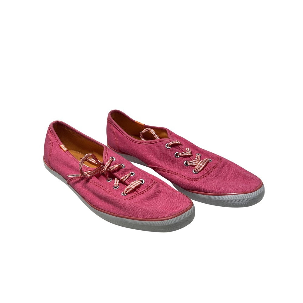 Keds Shoes‎ Womens Size 9 Pink Canvas Lace Up Flats Casual WF49815 Sneakers